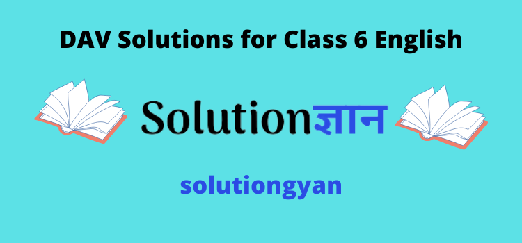 DAV Solutions For Class 6 English SolutionGyan