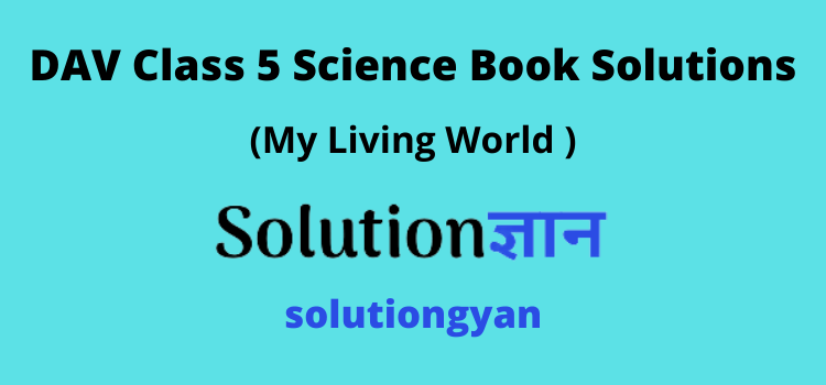 DAV Class 5 Science Book Solutions SolutionGyan