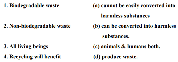 DAV Class 4 SST Chapter 6 Question Answer Waste Management