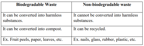 DAV Class 4 SST Chapter 6 Solutions Waste Management